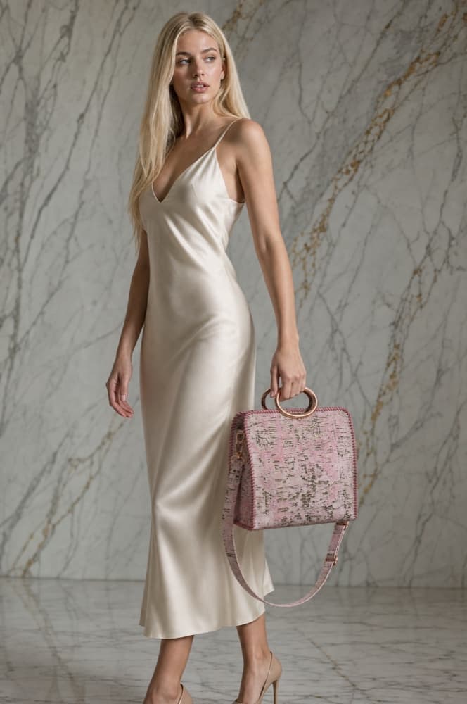Pink Cork Tote · Rose Gold